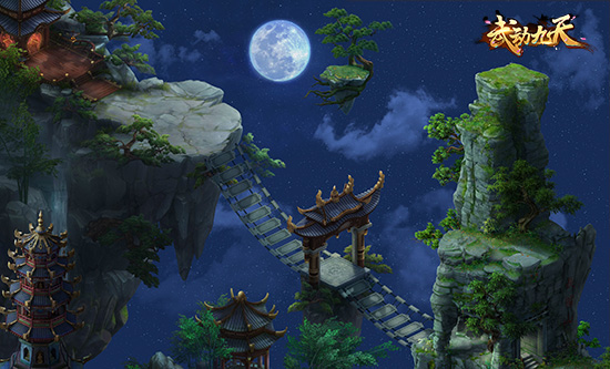 细节满分 君海仙侠手游《武动九天》场景原画曝光
